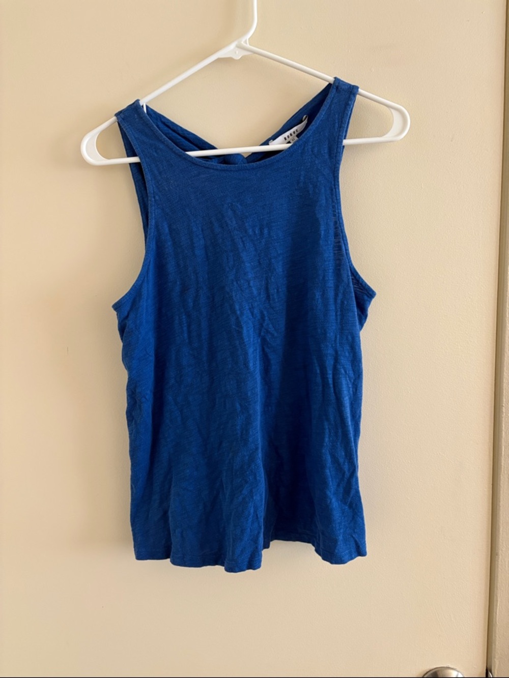 Ro & De Royal Blue Cross-Back Tank